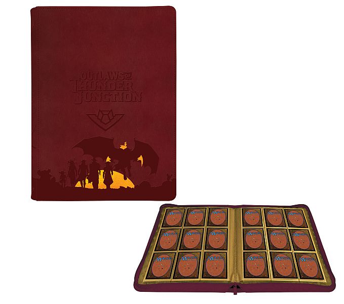 Mappe Magic Zippered Premium  -pocket Pro-binder: Outlaws Of Thunder Junction:   Set Symbol And Gang Silhouette Ultra Pro  38373