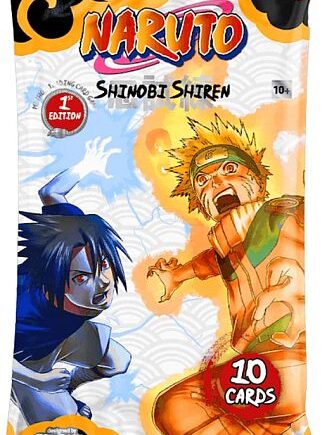 Naruto Mythos Trading Card Game  Tcg : Set 02 Shinobi Shiren Booster Pack  1st Edition