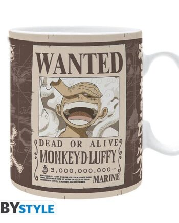 One Piece Luffy Wanted Mug 460ml