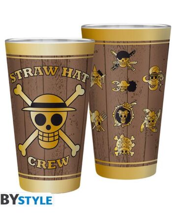 One Piece Skulls Large Glass 400ml