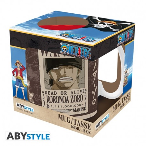 One Piece Zoro Wanted Mug 460 Ml