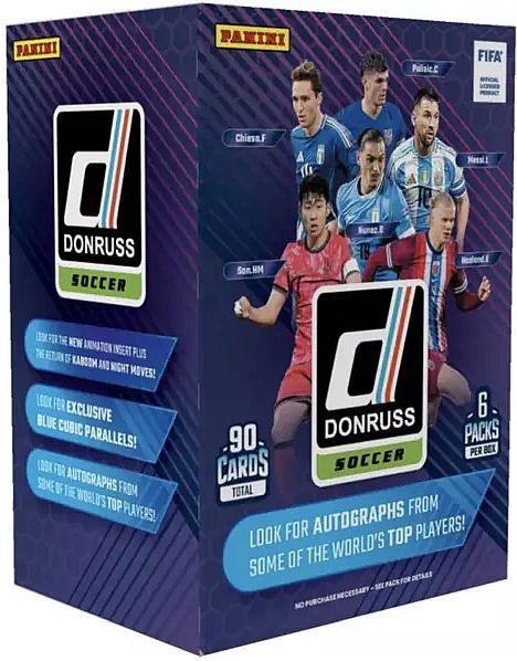 Panini Donruss Soccer 2024-25 Blaster Box  Booster Display    Box Med   Pakker