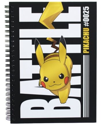 Pokemon: Battle Pikachu A5 Notebook