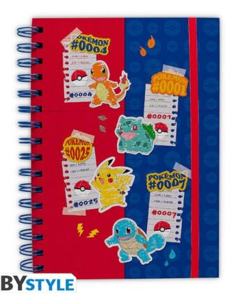 Pokemon Blue   Red Partners A5 Notebook