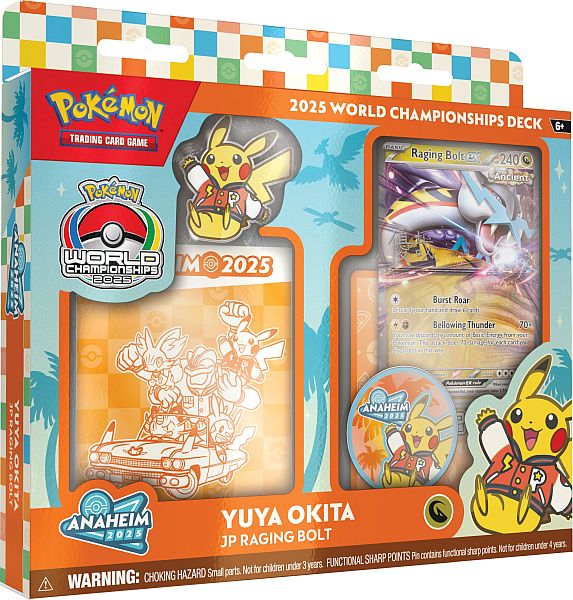 Pokemon Deck 2025 World Championship Wcd Yuya Okita: Jp Raging Bolt