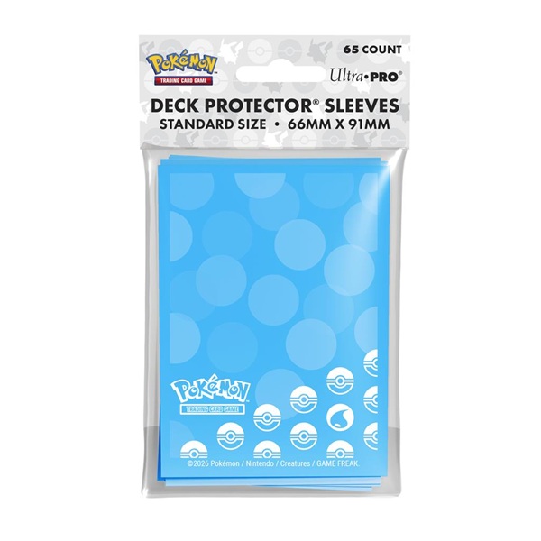 Pokemon Energy: Water Type Deck Protector 65 Lommer Ultra Pro Sleeves  16744