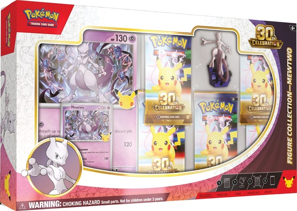 Pokemon Ex Box: Mega Evolution: 30th Celebration Figure Collection: Mewtwo Boosters
