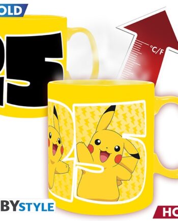 Pokemon Pikachu 25 Heat Change Mug 460ml