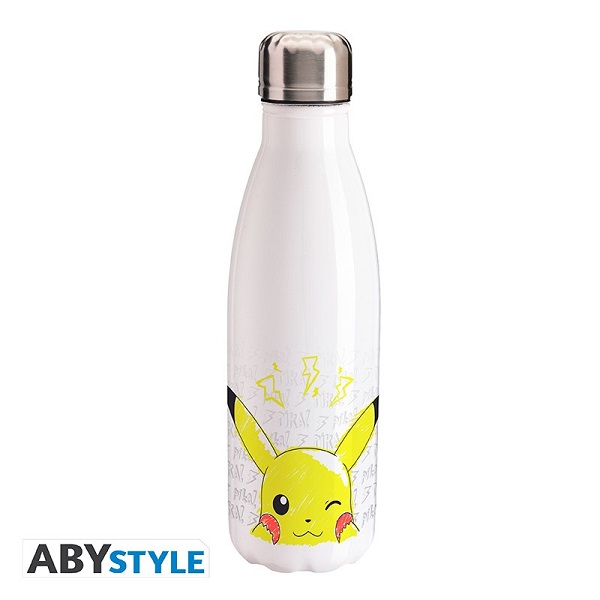 Pokemon Pikachu Scribble Metal Water Bottle 500ml