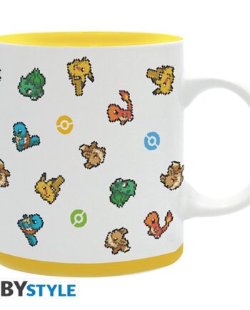 Pokemon Pixel Art Mug Krus 320ml