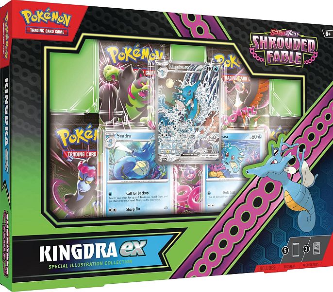 Pokemon Scarlet   Violet: Shrouded Fable Kingdra Ex Special Illustration Collection    Boosters