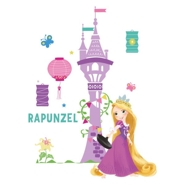 Rapunzel Wallsticker  50x70cm