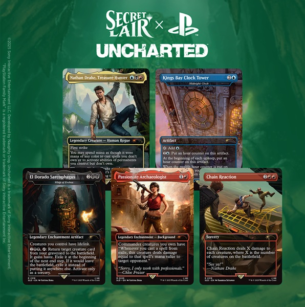 Secret Lair Drop Series 2025 : The Playstation Superdrop: Secret Lair Uncharted Regular