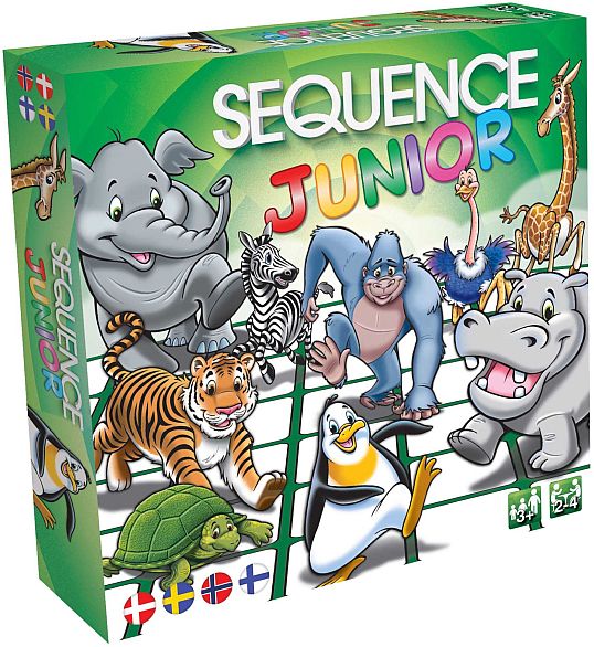 Sequence Junior  Dansk  Card Game