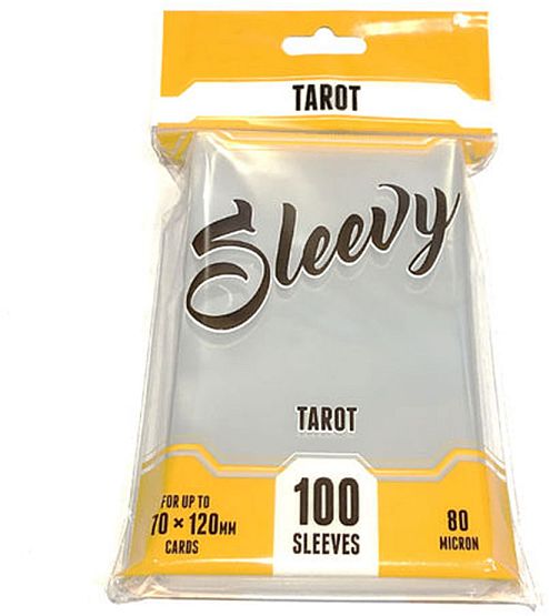Sleevy Tarot Sleeves 70x120mm: Clear  Transparent   100 Kortlommer