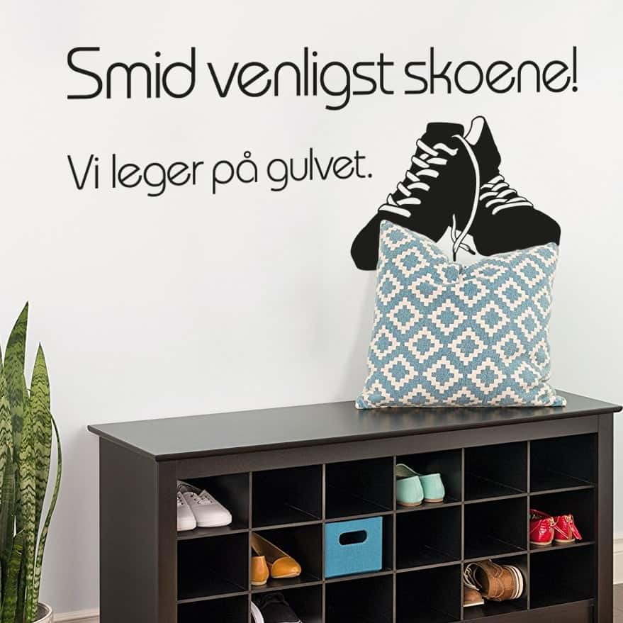 Smid Skoene Wallsticker