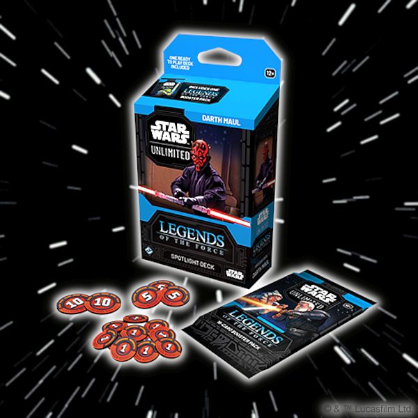 Star Wars: Unlimited Tcg Set  : Legends Of The Force Spotlight Deck: Darth Maul