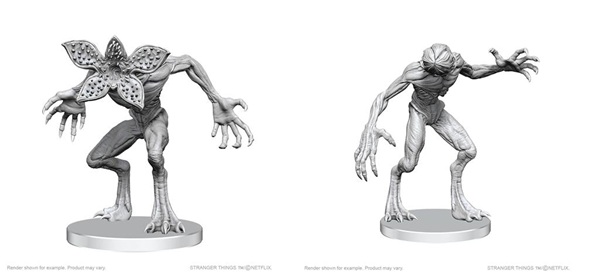 Stranger Things: Unpainted Miniatures Demogorgons  Wzk90800