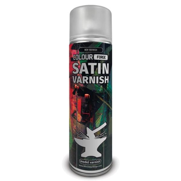 The Colour Forge Spray Model Primer : Signature Series Satin Varnish 500ml