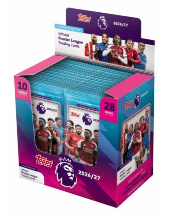 Topps Match Attax Premier League 2026 2027 Booster Display  Box Med 28 Pakker