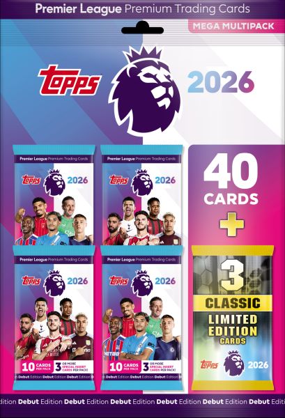 Topps Match Attax Premier League 2025 2026 Mega Multipack    Boosters     Limited Edition