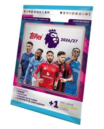 Topps Match Attax Premier League 2026 2027 Starter Pack  Startersæt Med   Booster  Mappe  Golden Lion Pack Og Mere