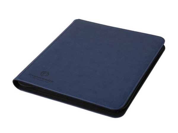 Treasurewise Wiseguard: Zippered 12-pocket   Binder  Holder 480 Kort  Blue