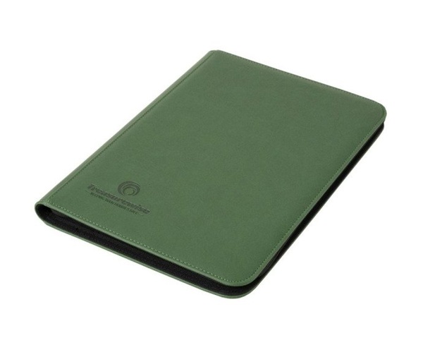 Treasurewise Wiseguard: Zippered  -pocket Binder  Holder 360 Kort  Green