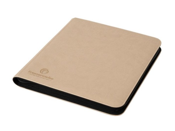 Treasurewise Wiseguard: Zippered 12-pocket   Binder  Holder 480 Kort  White