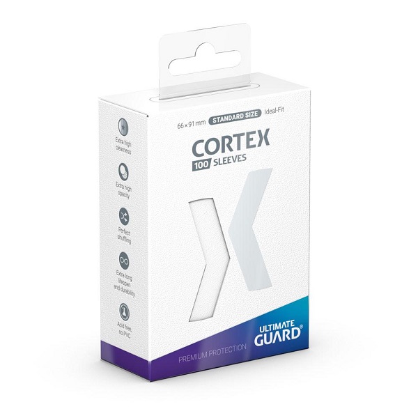 Ultimate Guard Cortex Sleeves Kortlommer Standard Size White 100 Sleeves