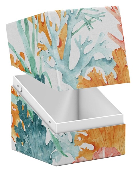 Ultimate Guard Return To Earth Boulder Deck Case Deck Box 100 Standard Size: Coral Places Coralline Eden