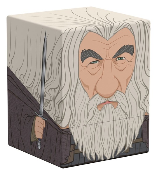 Ultimate Guard Squaroes Boulder Deck Case Deck Box 100 Standard Size: The Hobbit: Gandalf The Grey