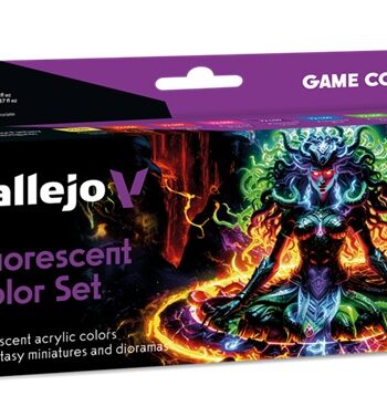 Vallejo Maling Game Color: Fluorescent Colors Set   Colors 18ml