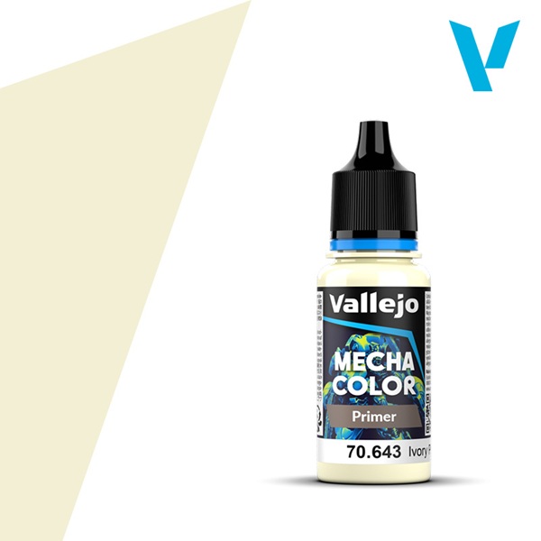 Vallejo Mecha Airbrush Color: Primer Ivory 18ml