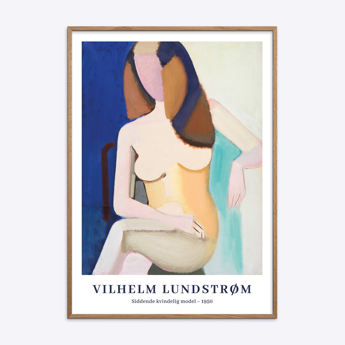 Vilhelm Lundstrøm Siddende Kvindelig Model
