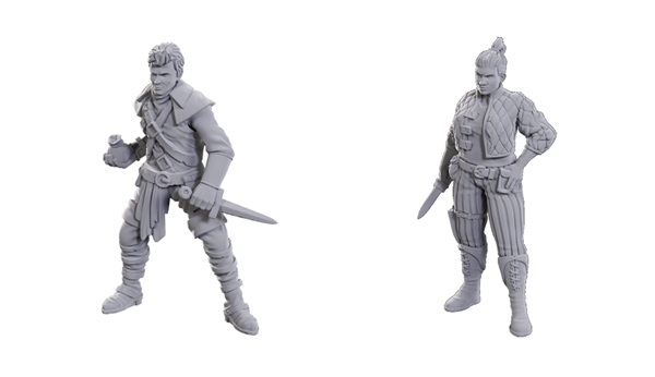 Wizkids Deep Cuts Miniatures: Cutpurses Male   Female  Wzk90714