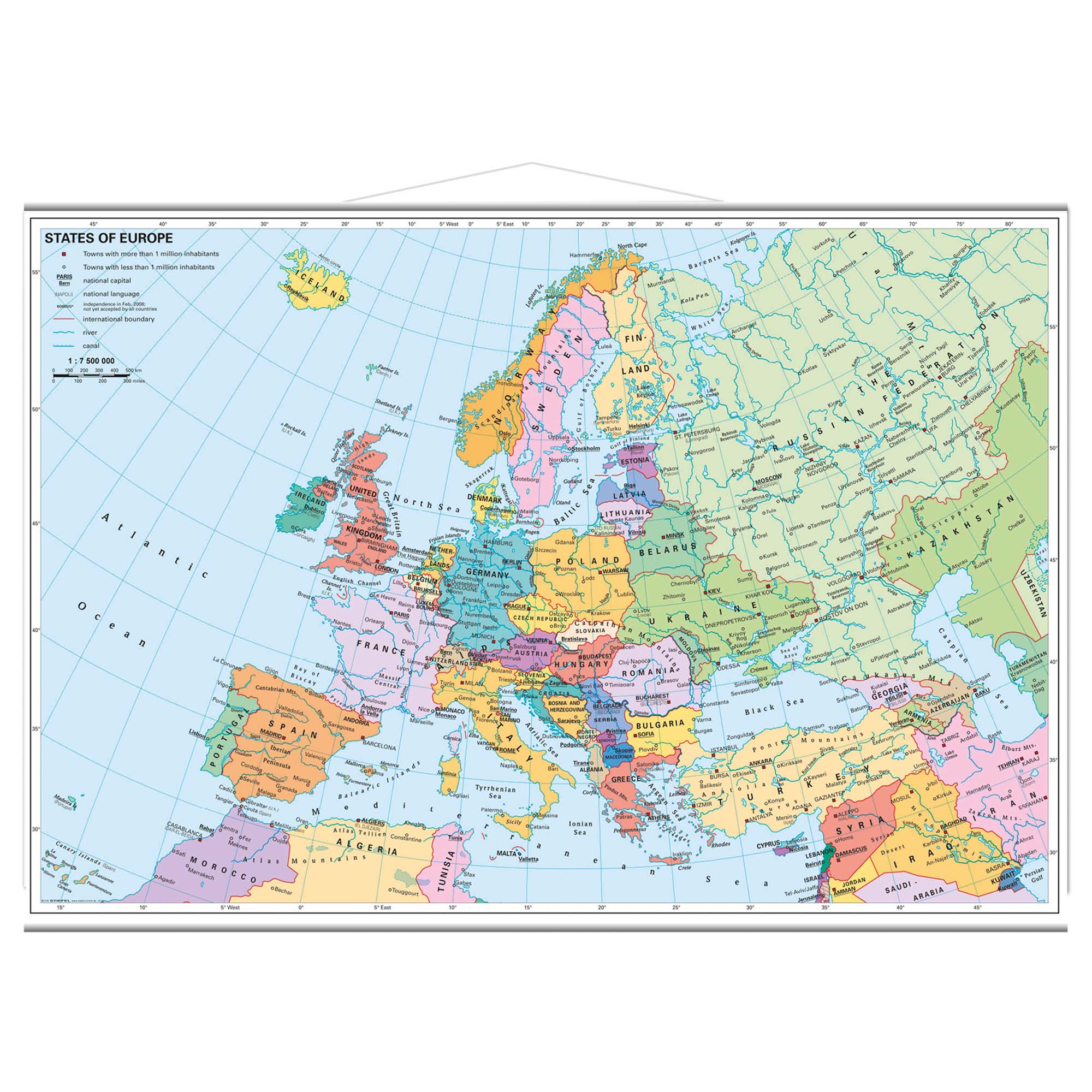 97 67 Cm Europa Kort