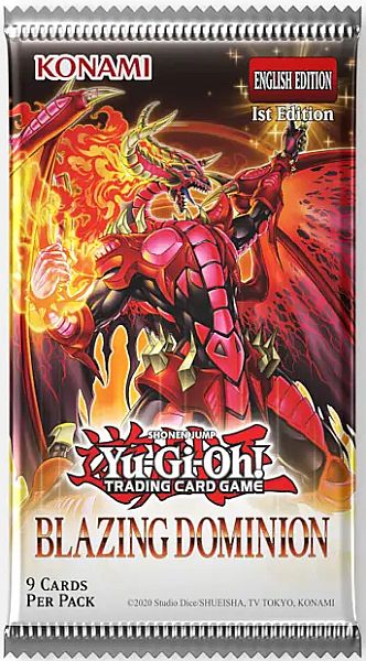Yu-gi-oh Booster Pakke Blazing Dominion Booster Pack