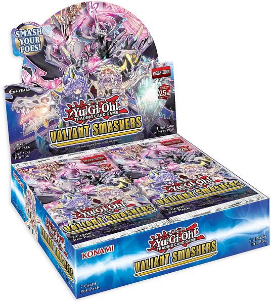 Yu-gi-oh Booster Pakke Valiant Smashers Booster Display Box Med 24 Pakker